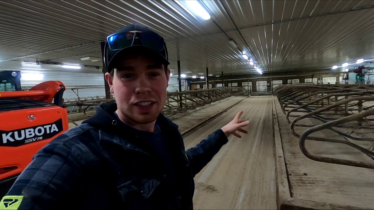 Robot barn | taking out all the sand