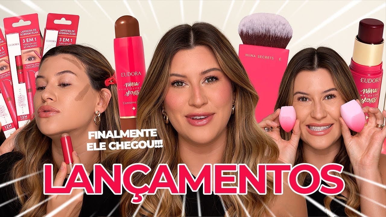 CONTORNO EM STICK, PINCEL PINK SHAPE E RELANÇAMENTO EM LINHA NIINASECRETS