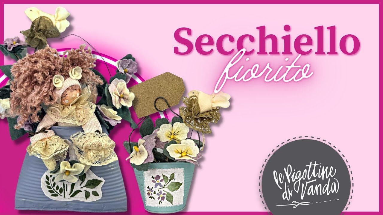 Secchiello fiorito - VIDEO TUTORIAL
