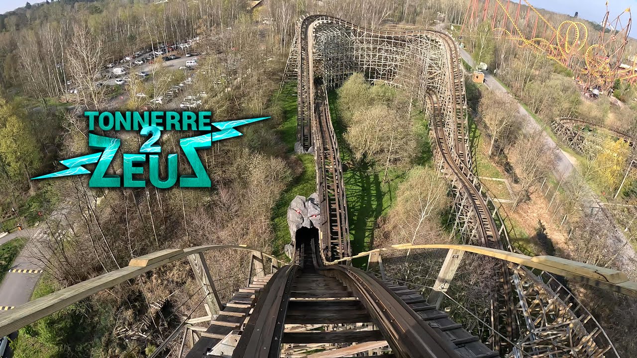 Tonnerre 2 Zeus [4K] Front Seat POV - Parc Ast&eacute;rix
