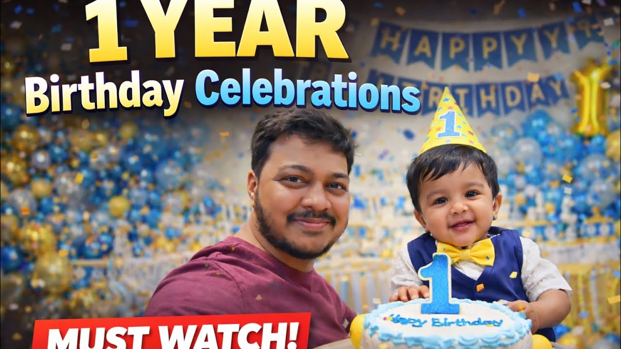 Baby’s 1st Birthday Celebration 🎉🎂| Birthday Vlog | #babybirthday #firstbirthday #babyvlog #birthday