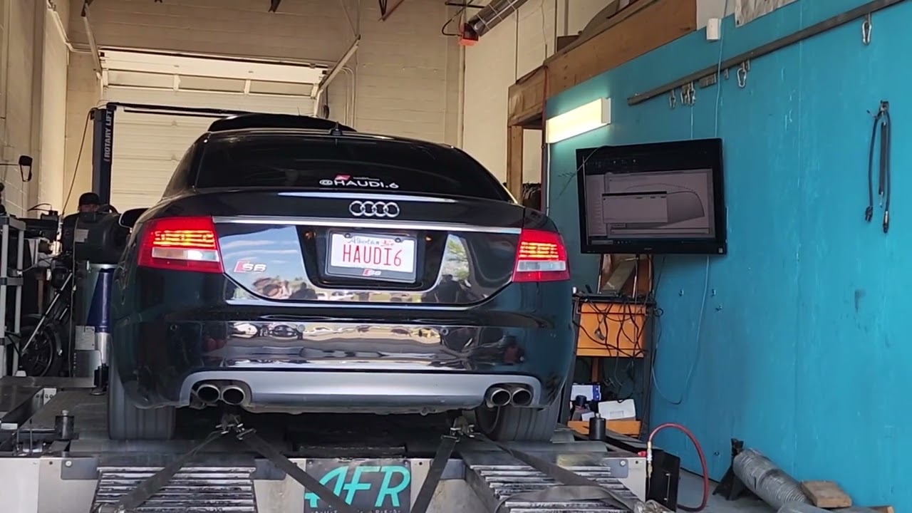 Audi S6 V10 Dyno! Amazing Sound!