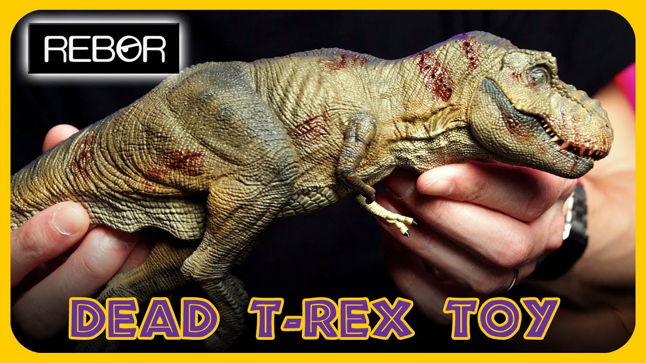 REBOR TYRANNOSAURUS REX CARCASS FIGURE | Unboxing and review | Jurassic World Toy Close up Details