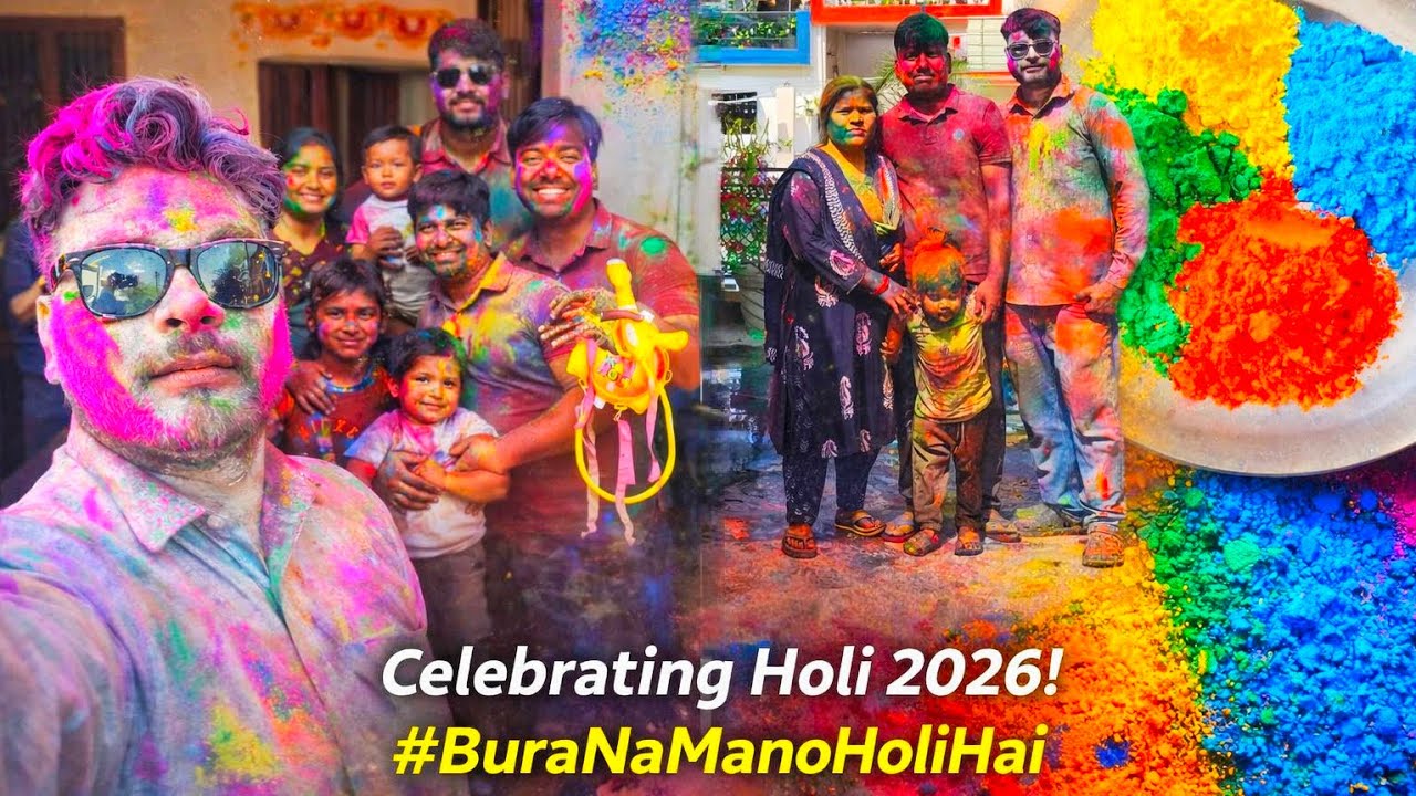 Holi Celebration 2026 | Bura Na Mano HOLI Hai | Kia Ne Kisko Colour Laga Diya 😱 | होली त्यौहार 2026 