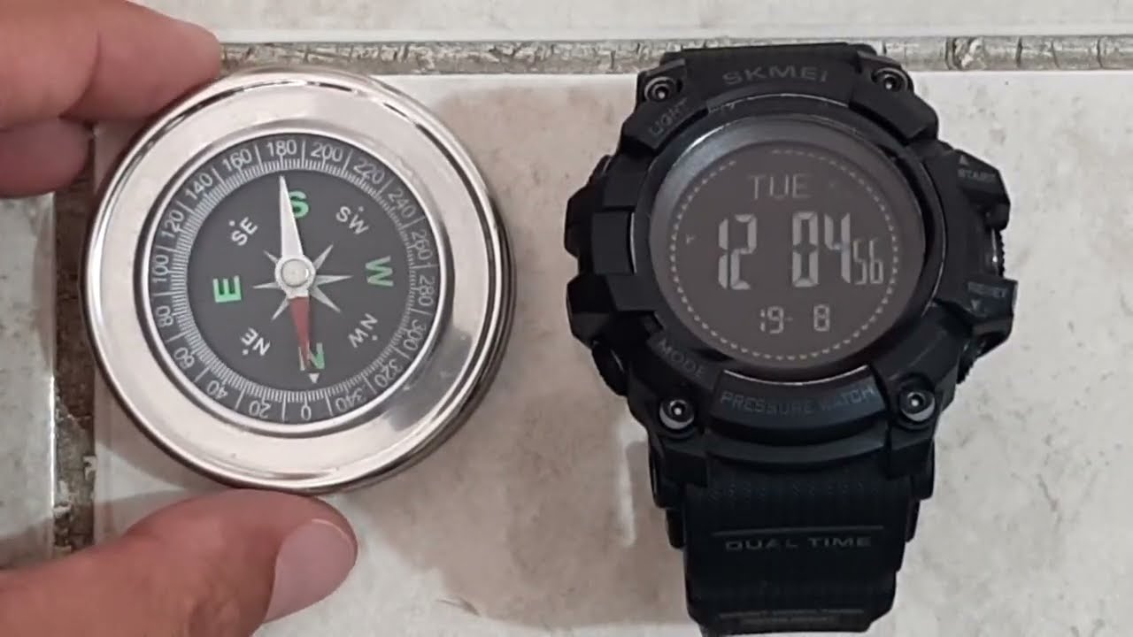 Reloj SKMEI 1358 : 3° Calibra la Brújula