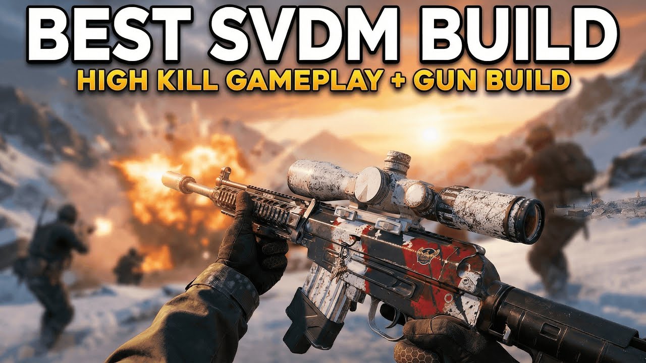 Best SVDM Build in Battlefield 6 | High Kill Gameplay & Gun Build