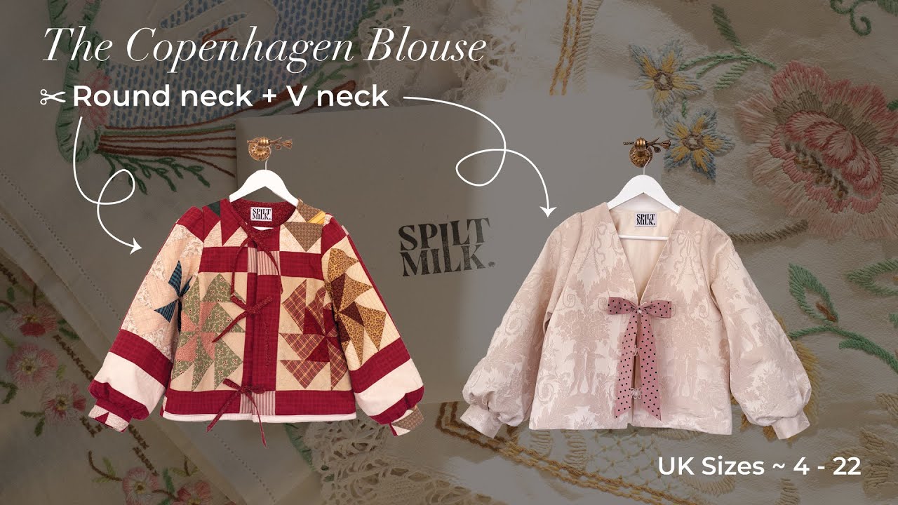 Copenhagen Blouse Tutorial | + Pattern | Beginner friendly