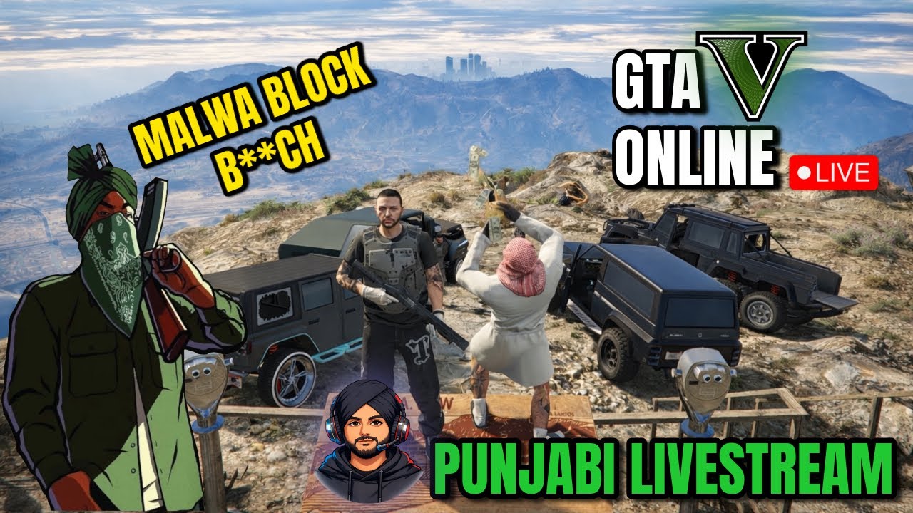 Gta V Online |Completing Criminal Mastermind Challenge| Punjabi LiveStream SteefYT ​