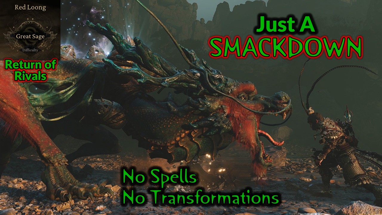 Red Loong - Just A Smackdown-NG+ Return of Rivals Great Sage |Black Myth Wukong gameplay|