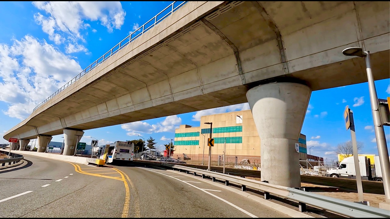 4K Driving tour from JFK Airport to Brooklyn, New York