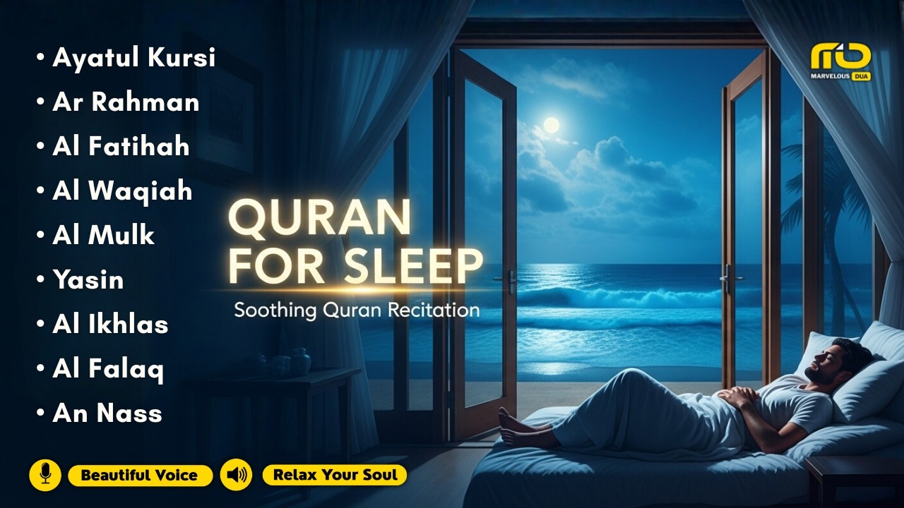 Relaxing Quran For Deep Sleeping And Your All Problems Solve
