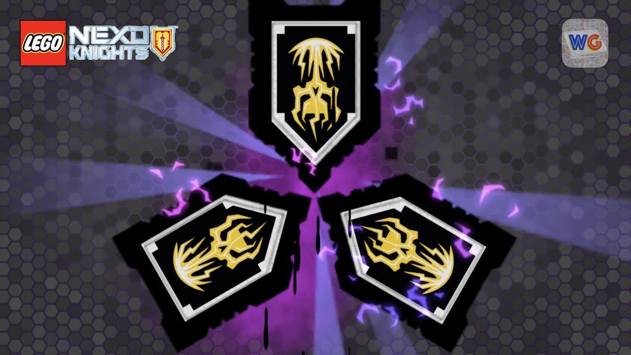 LEGO Nexo Knights - Battle Suit Clay Forbidden Combo Shields - Scannable Shields #10