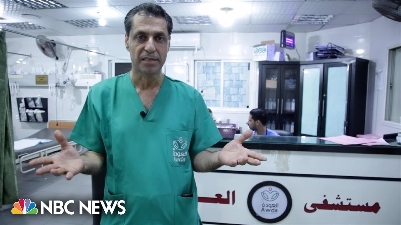 Gaza doctor pleads for end to war: 'Stop the bombing'