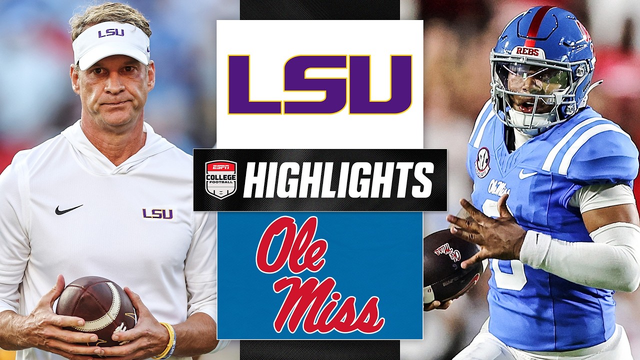 Lane Kiffin&rsquo;s return 🍿 LSU Tigers vs. Ole Miss Rebels | Full Game Highlights | ESPN College Football