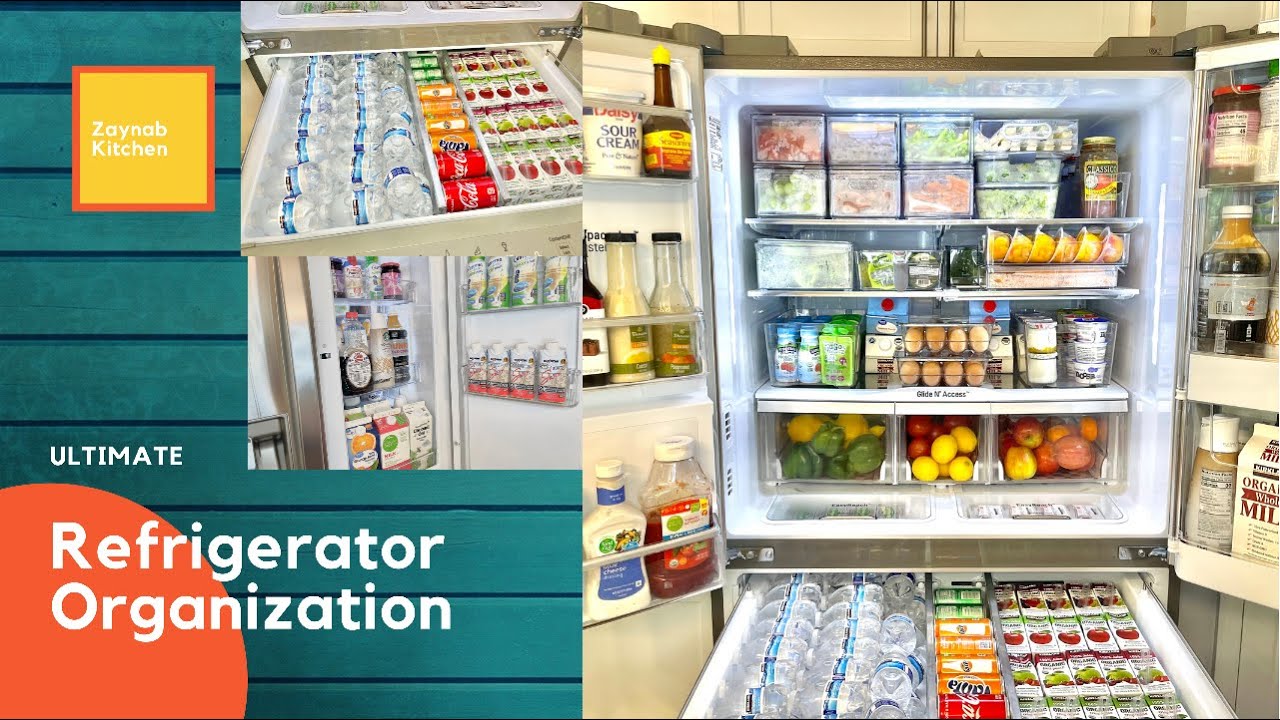 Insane Refrigerator Organization | Cleaning and organizing | Rangement Frigo