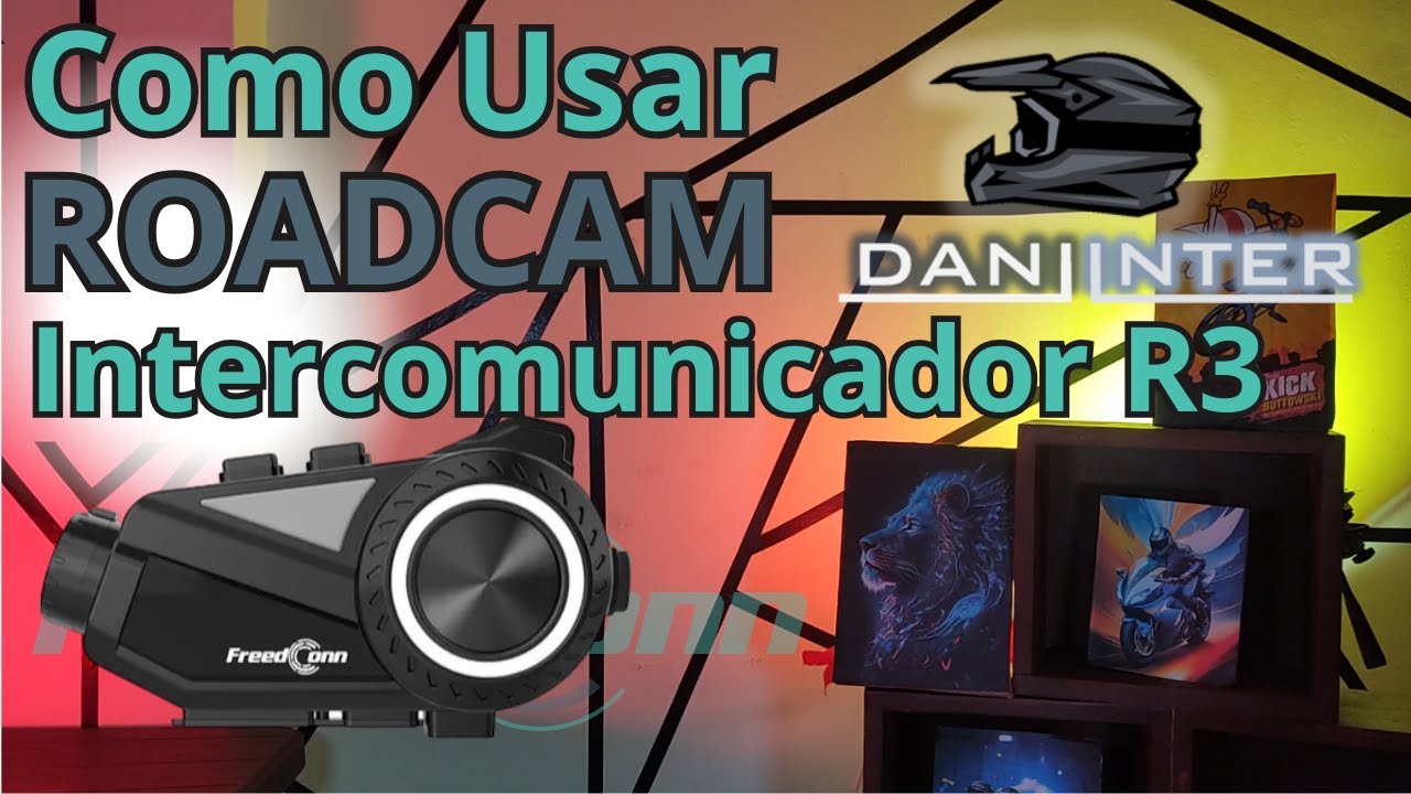 Intercomunciador R3 Freedconn USANDO LA APP CAMARA para descargar Videos y fotos