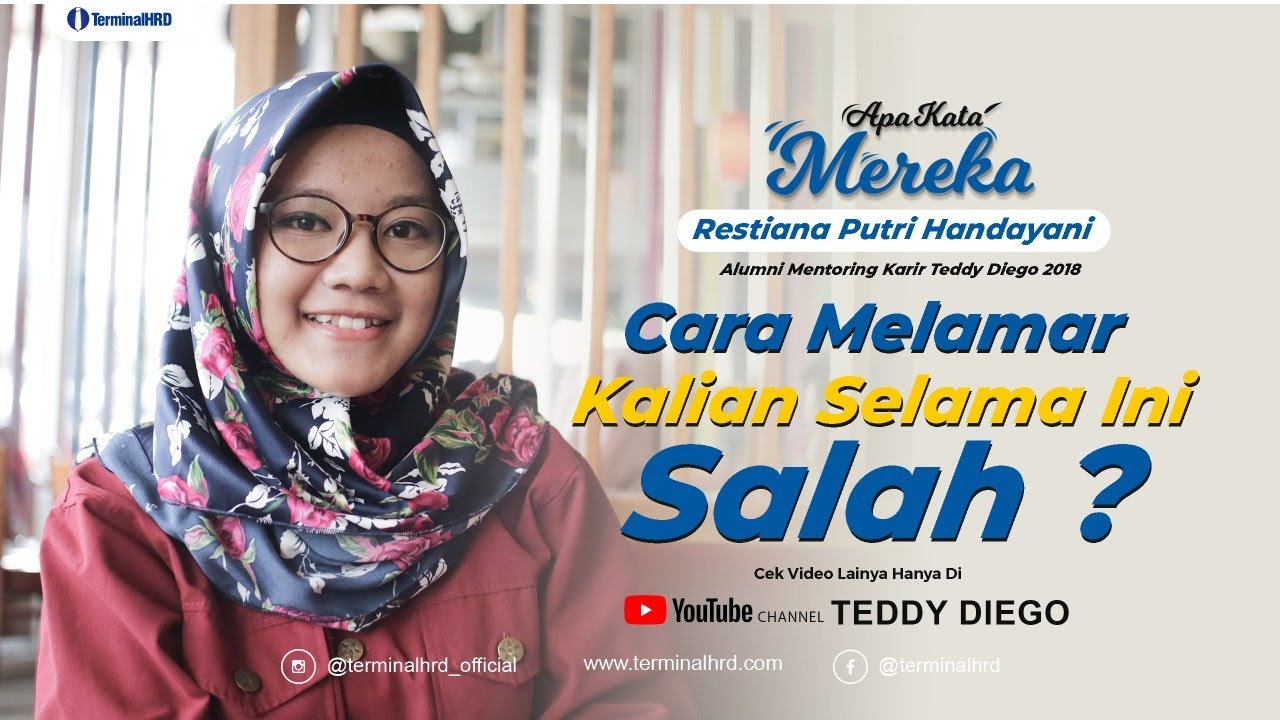 MAU BANYAK PANGGILAN? GANTI CARA MU MELAMAR KERJA - RESTIANA PUTRI