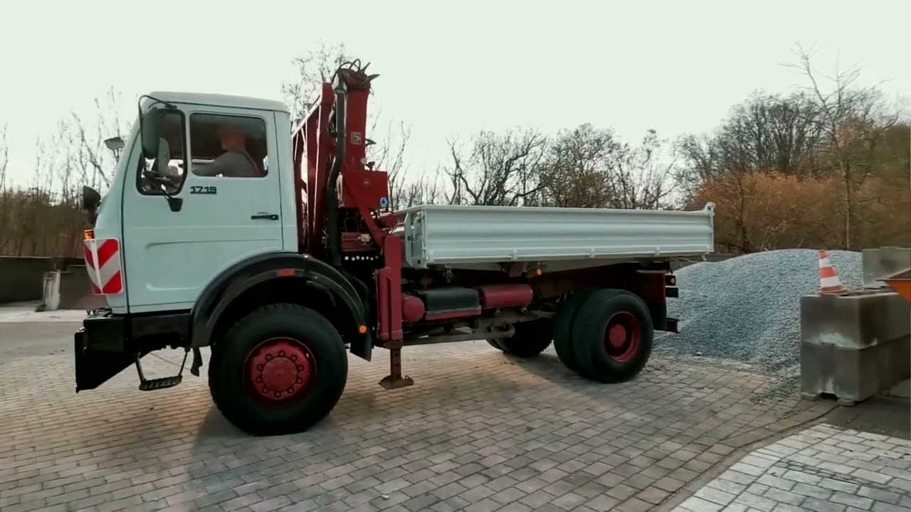 Mercedes-Benz NG 1719 AK Atlas Kran Lkw Oldtimer Kipper