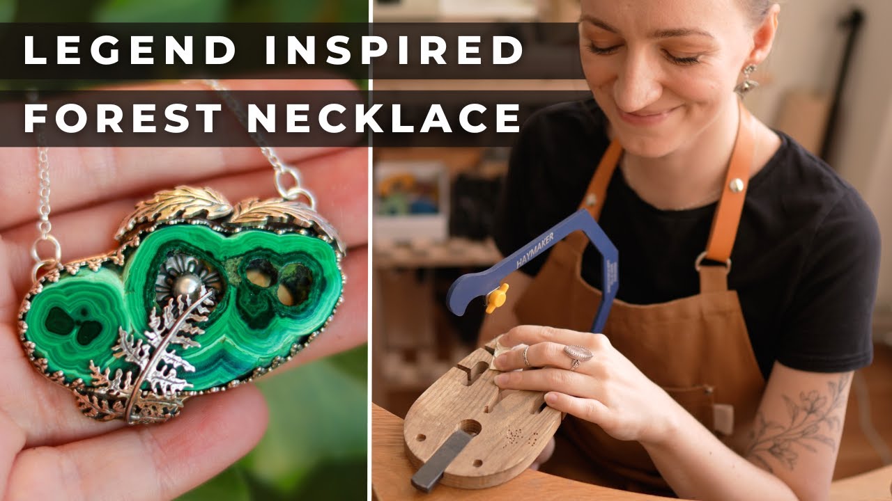 I made jewelry inspired by the legendary fern flower of the Midsummer Night! Jewelry metalsmithing