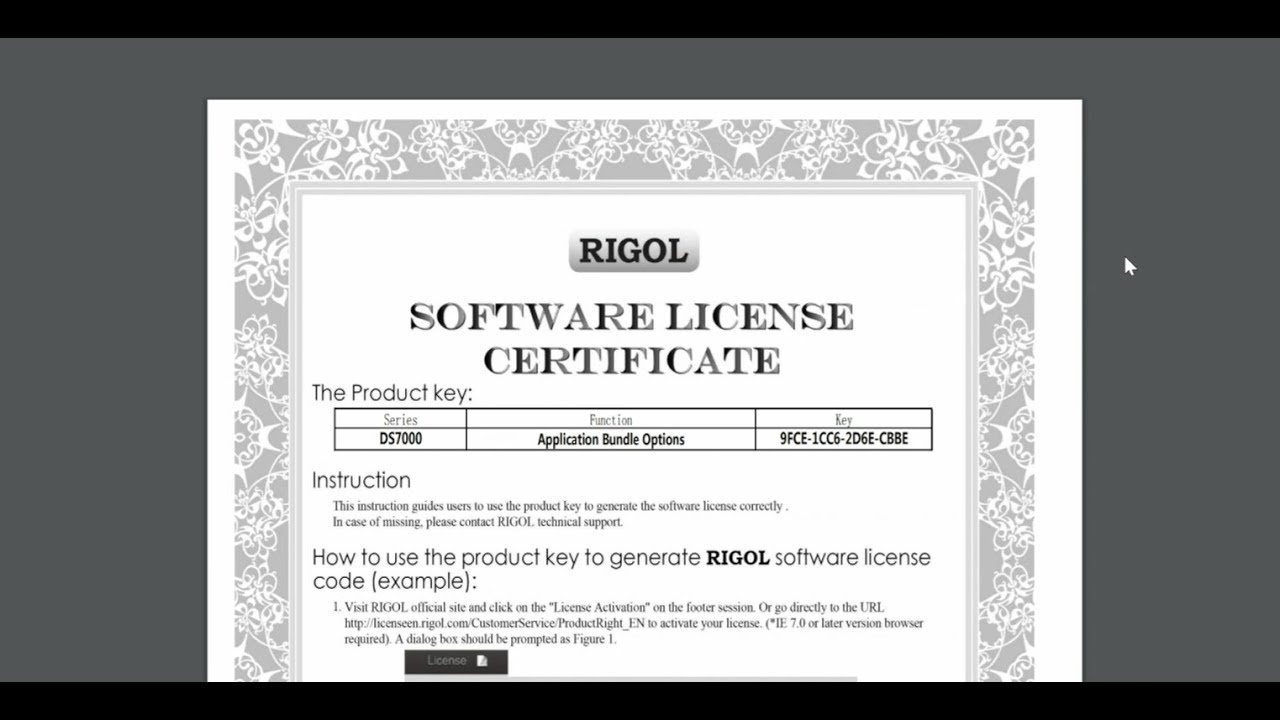 How to Activate a License on the MSO5000, DS7000 and MSO8000 Series