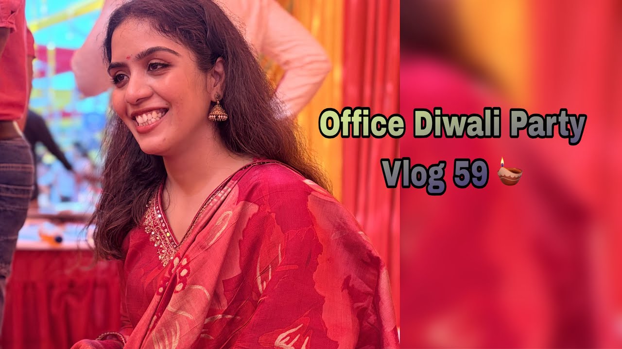Office Diwali Party 🪔 || Vlog 59 || @sonalifitbit 
