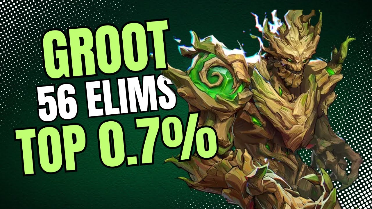 GROOT IS OP - 56 ELIMS - TOP 0.7% - 85K DAMAGE BLOCKED (Marvel Rivals)