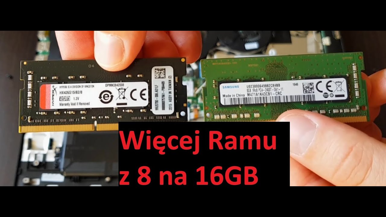 Laptop Lenovo - wymiana pamięci Ram z 8 na 16GB! Chromy, Rendery i dwie różne pamięci?