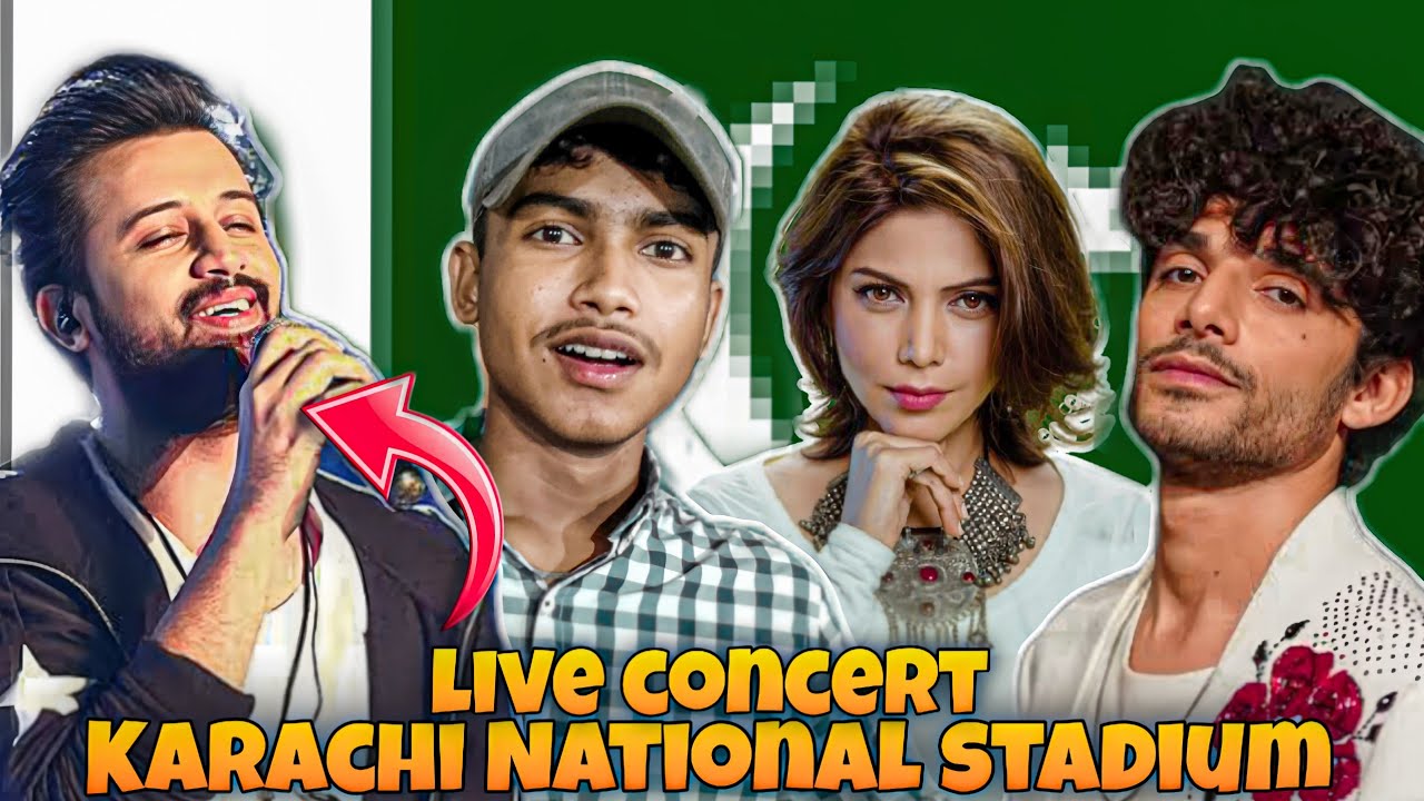 Karachi National stadium live concert| Atif Aslam| Sajjad Ali | kaifa Khalil| Basiq Khan 