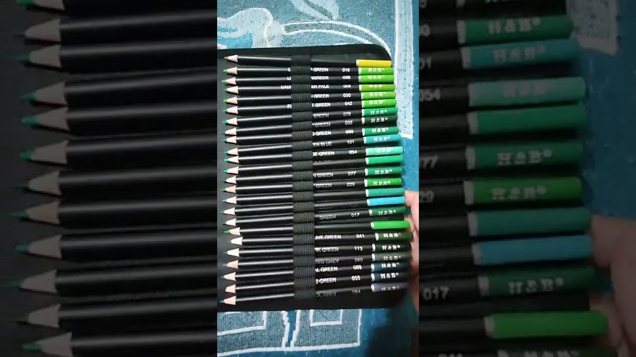 Unboxing conjunto de 145 lapices de colores de dibujo H y B