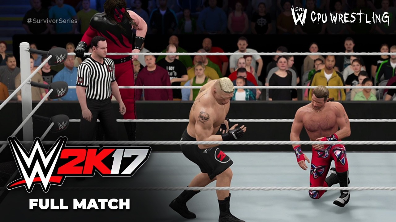 WWE 2K17 | Tag Team Elimination Match: Brock Lesnar & Kane vs Shawn Michaels & Seth Rollins