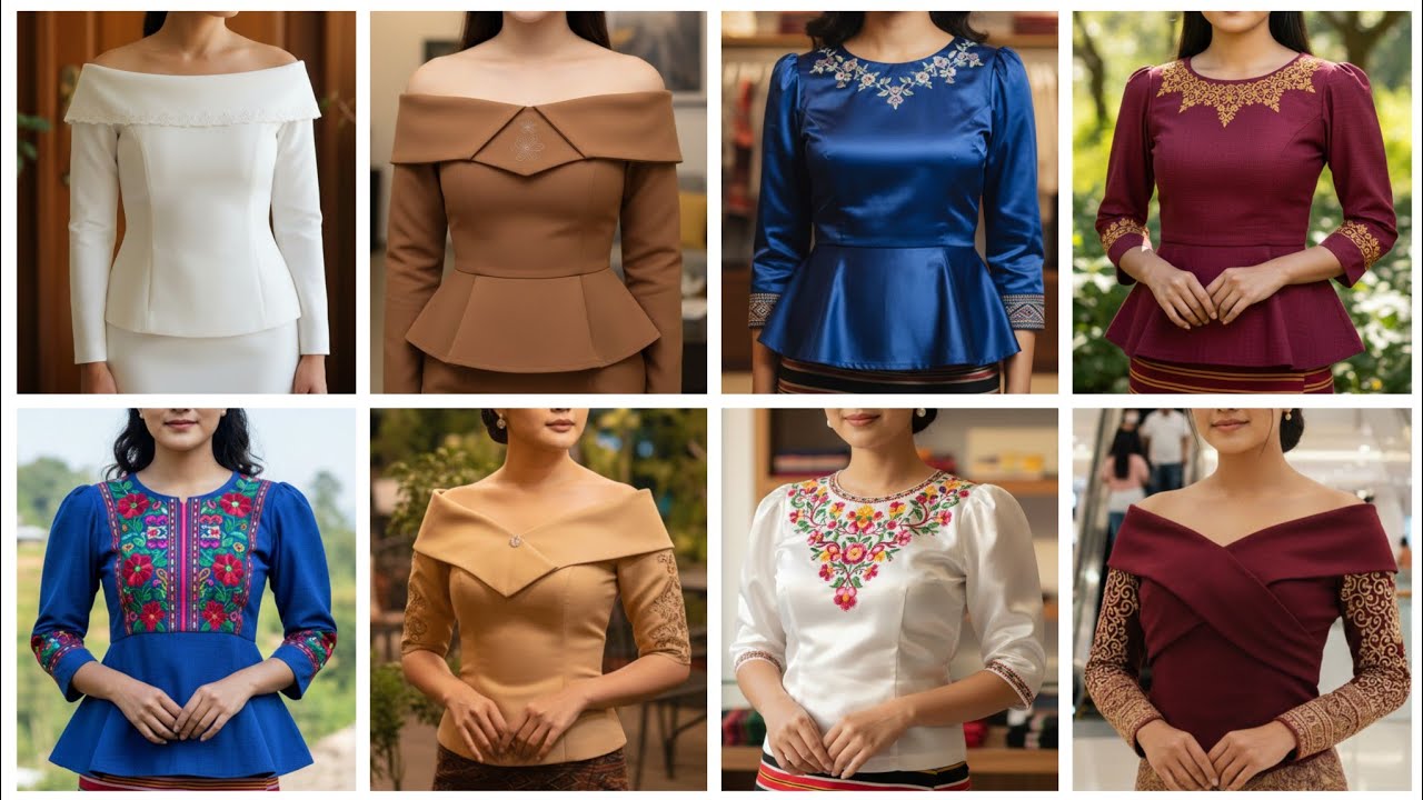 mizo sunday tops kawr thui dan design thar ber | casual mizo traditional sunday tops design#mizo