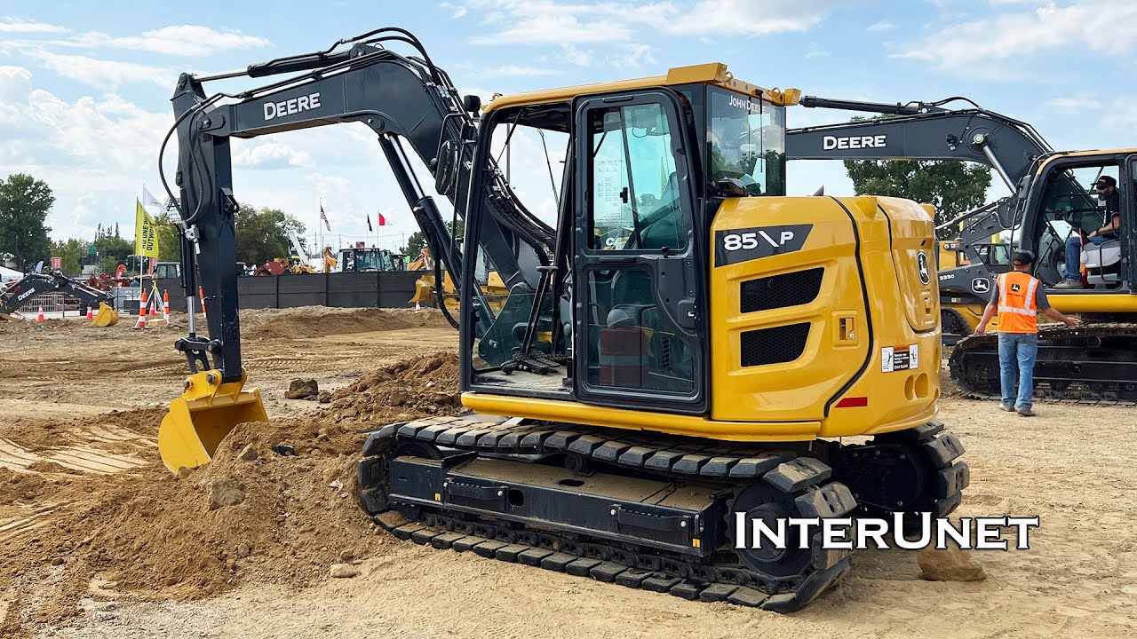 John Deere 85 P-Tier Mid-Size Excavator Demonstration at 2023 Utility Expo