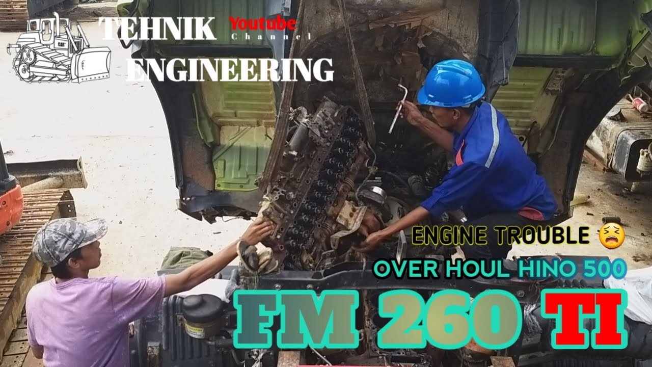 HINO FM260 TI - Disassembly Engine #Part1