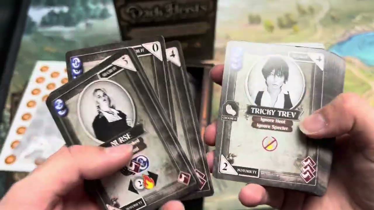 “Dark Heists” Board Game Unboxing