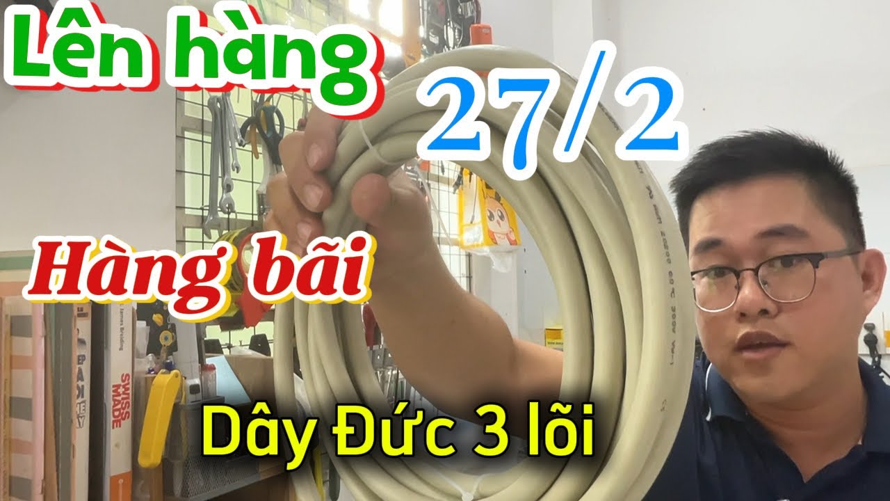 [LÊN HÀNG] Hàng bãi tháo máy - Dây Đức 3 lõi - Dây tín hiệu Belden Mỹ - Cầu chì Anh - Đồng lá Nhật