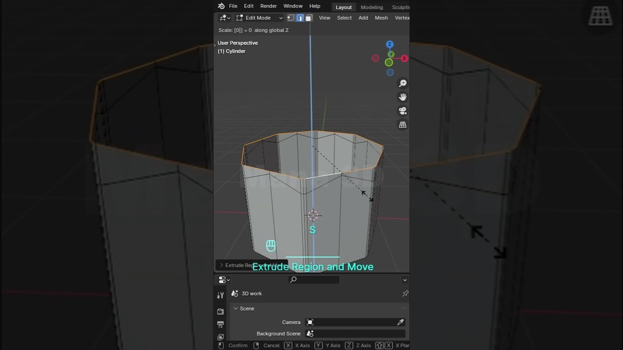 Nut Modeling | Blender | Mana 3D