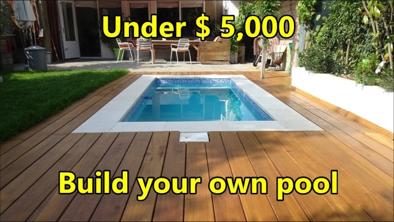 Build Your Own Swimming Pool for Under $5,000 | Costs & Materials Explained!