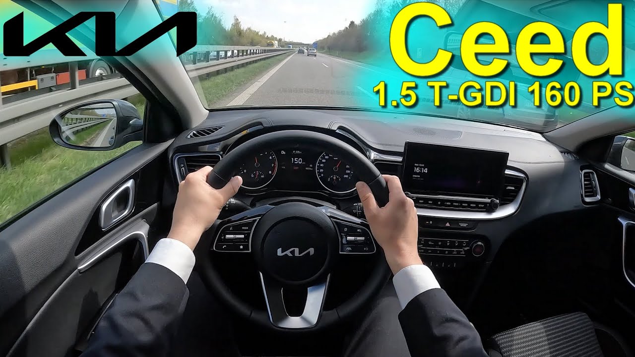 2023 Kia Ceed SW 1.5 T-GDI 160 PS TOP SPEED AUTOBAHN DRIVE POV