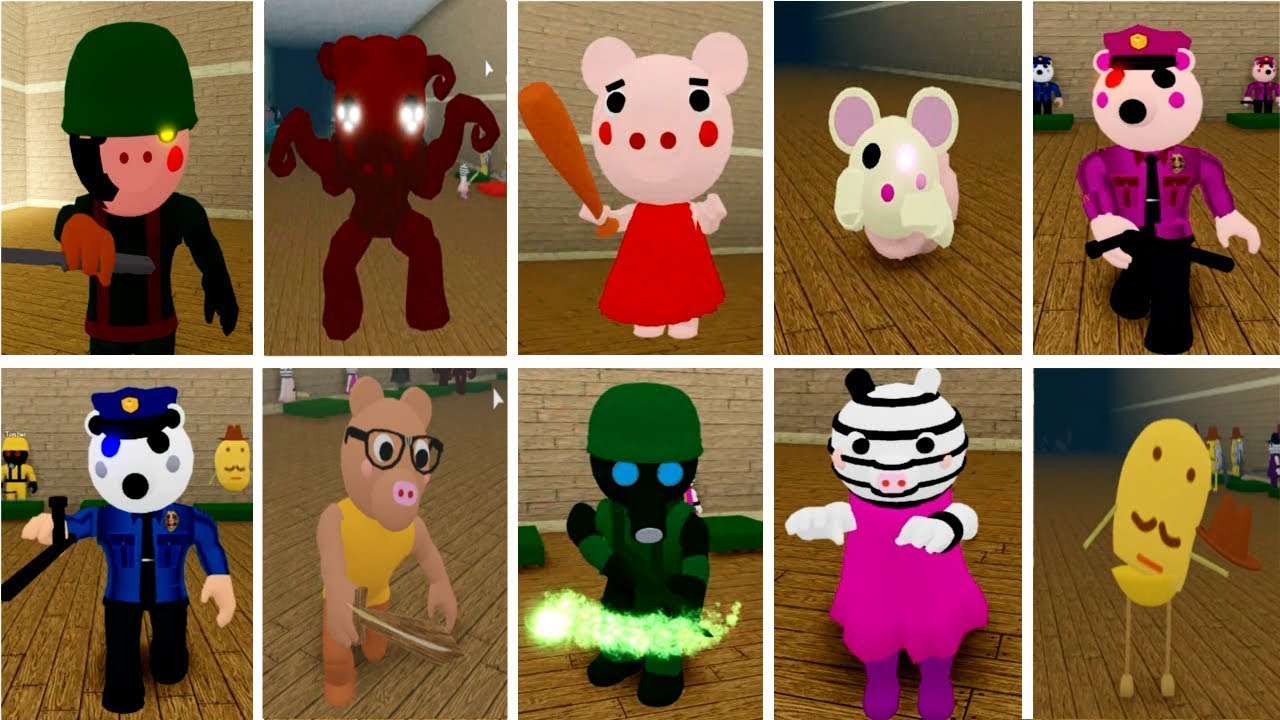 NEW ALL PIGGY JUMPSCARE ►   Piggy New Skin Ideas UPDATE