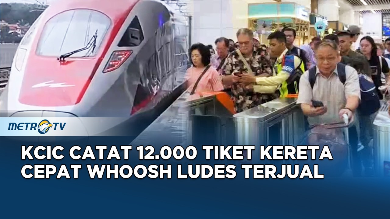 Wisatawan Serbu Kereta Cepat Whoosh, 12.000 Tiket Terjual