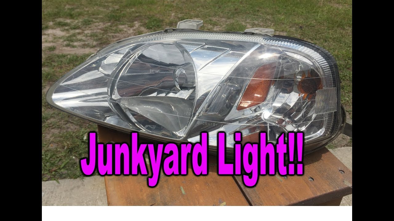 Amazing Headlight Transformation Clear Coat