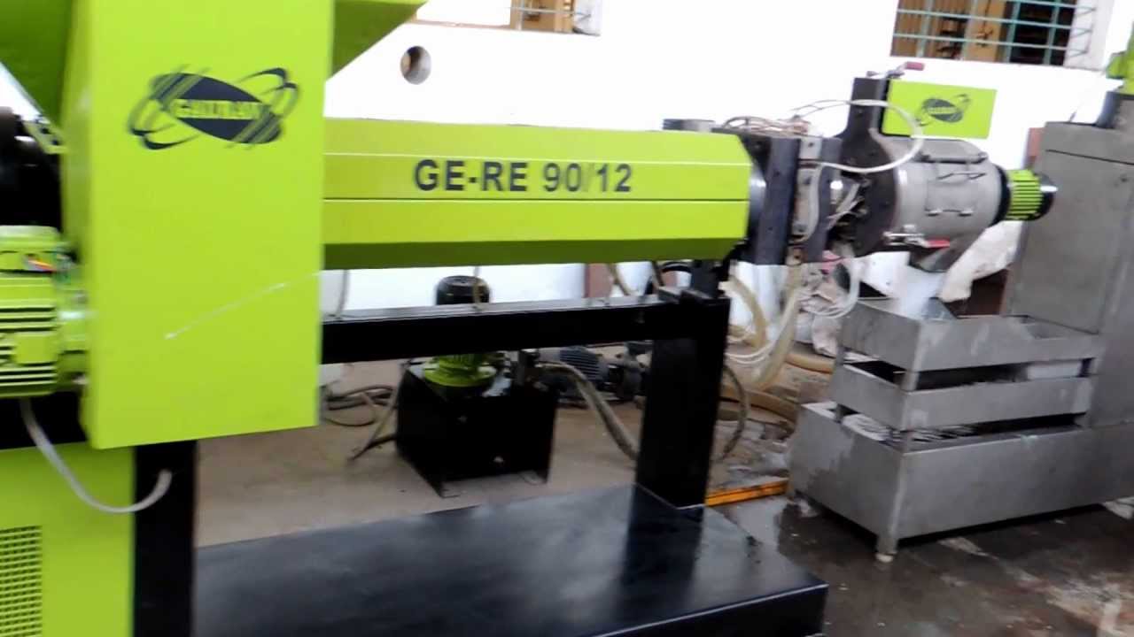plastic recycling machine video by gaurav engineering