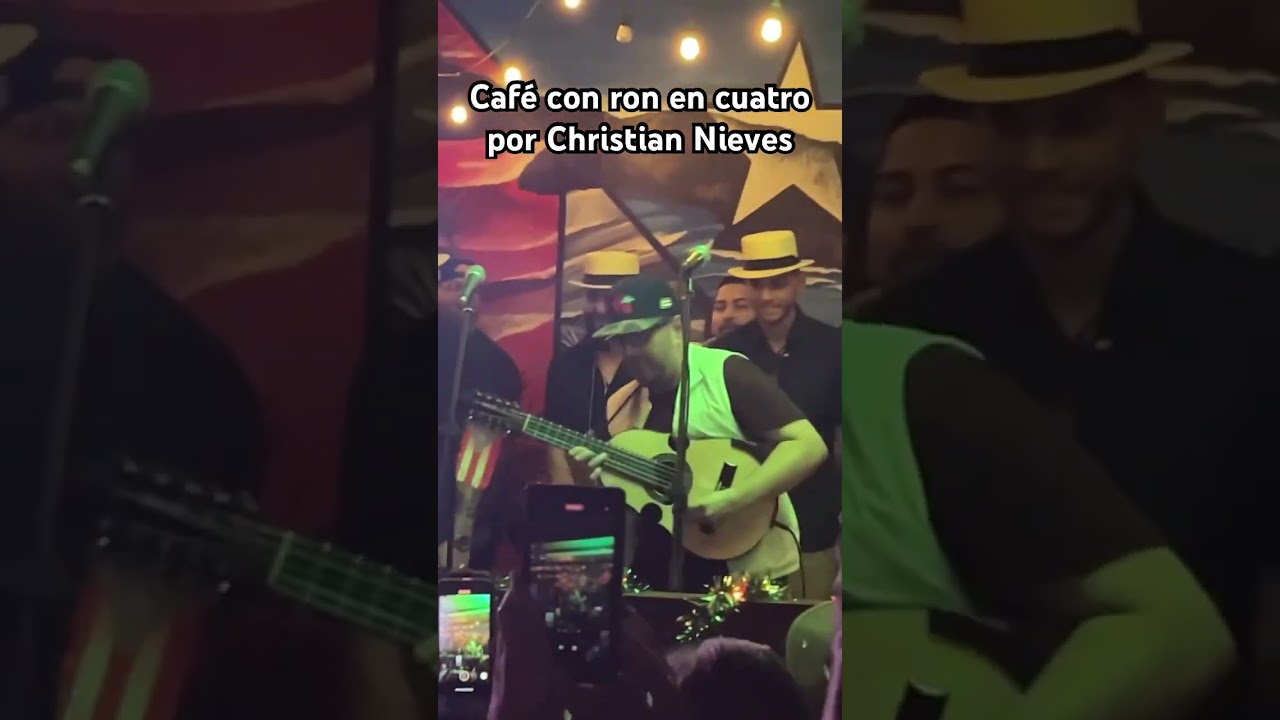 Caf&eacute; con ron en cuatro by Christian Nieves. @BadBunnyPR @LosPlenerosdelaCresta #puertorico #dtmf