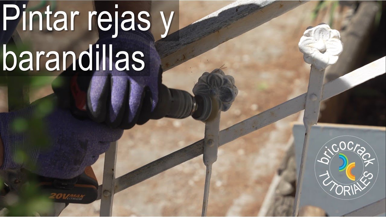 Pintar o repintar rejas y barandillas (Bricocrack)