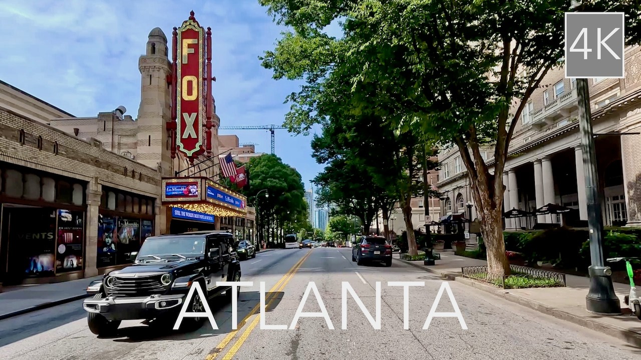 Atlanta Georgia City Drive 4K - ATL / Hotlanta Driving tour