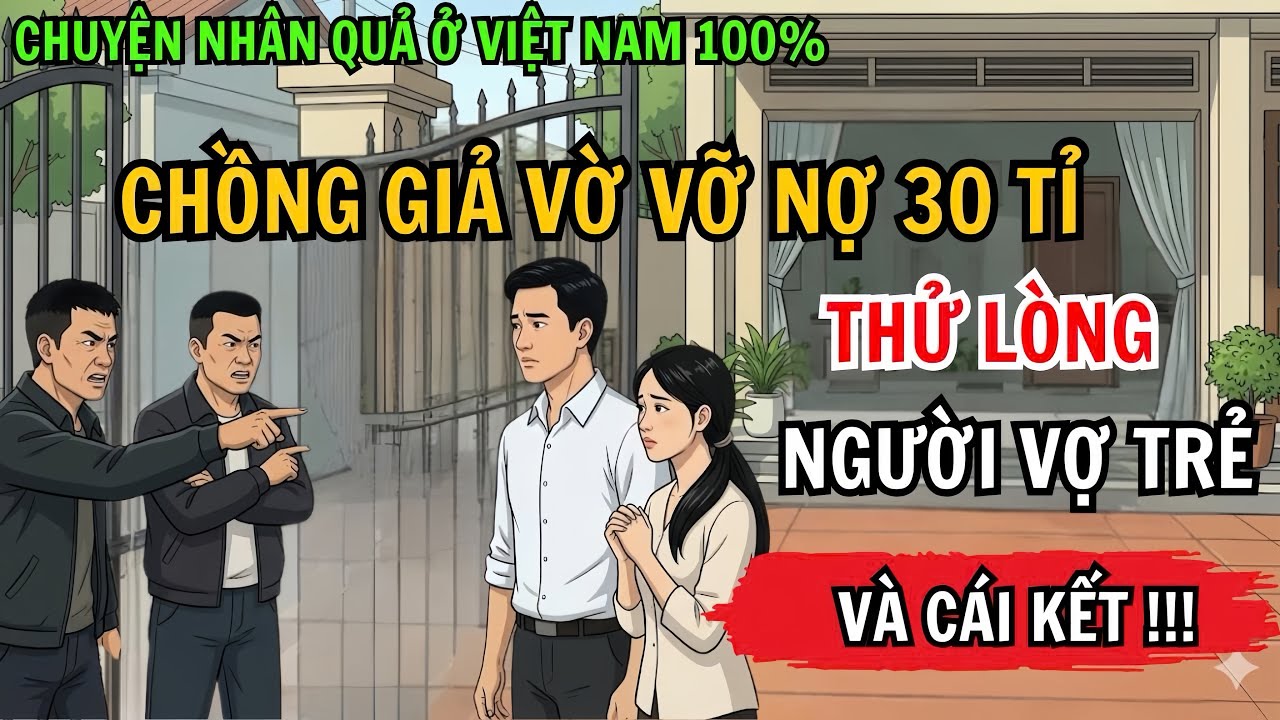 Chuyện Nhân Quả: Chồng Giả Vờ Vỡ Nợ Thử Lòng Người Vợ Trẻ Và Cái Kết Khiến Anh Phải Trả Giá Cả Đời