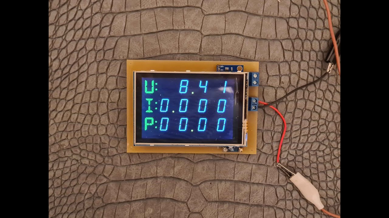 Вольтамперметр с большим TFT экраном 30 FPS !!!