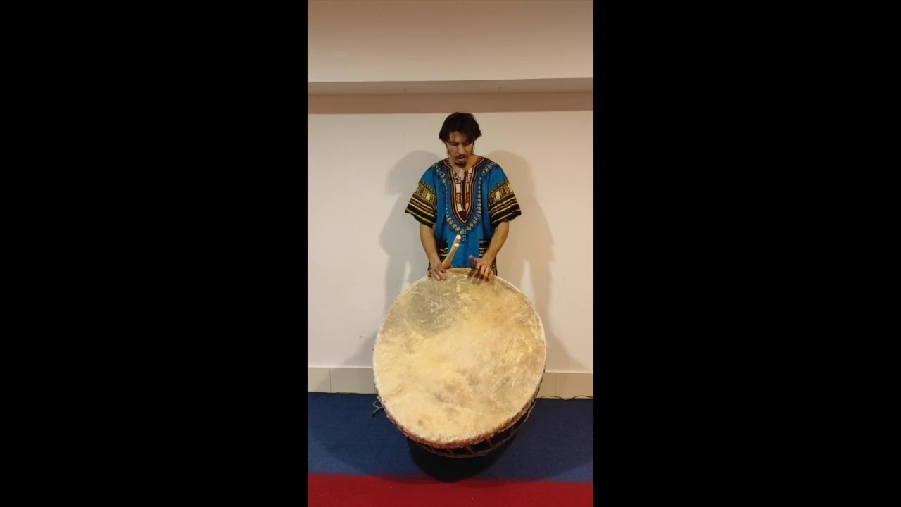 "One Tribe Drum" - huge size and deep bass sound, by Nazar Drums Workshop