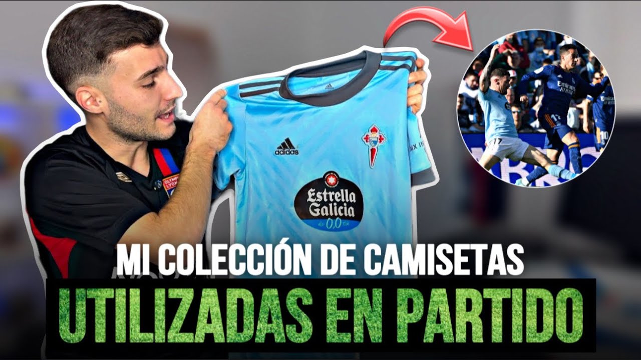 MI COLECCIÓN DE CAMISETAS DE FÚTBOL UTILIZADAS EN PARTIDO!