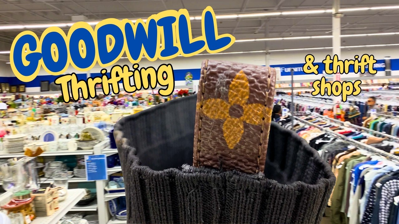 Goodwill thrifting: THRIFT WITH ME! home decor
